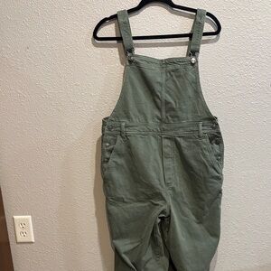 American Eagle Outfitters Olive Jumpsuit